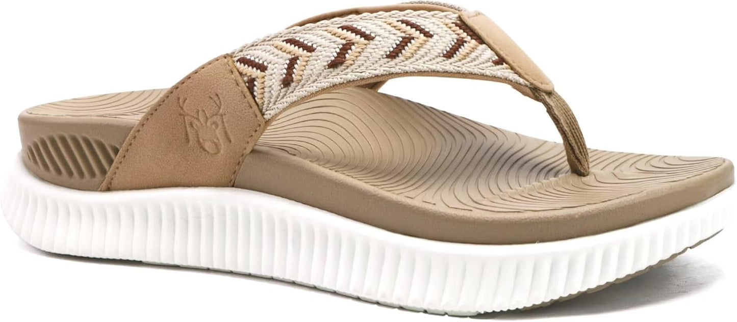 KuaiLu Womens Fashion Orthotic Flip Flops for Comfort and Style