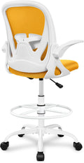 Mustard Drafting Chair for Standing Desks - Ergonomic Tall Seat