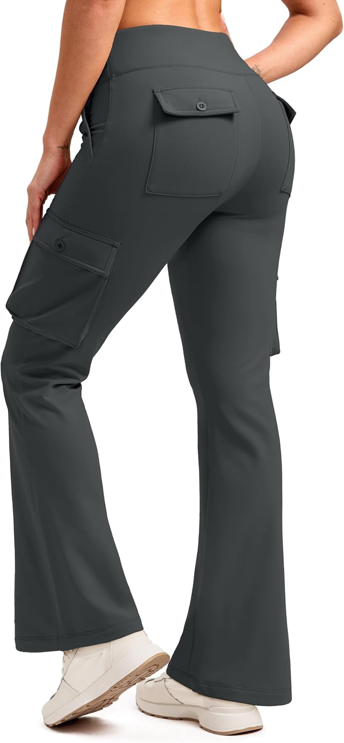 G Gradual Women's Fleece Lined Cargo Pants for Winter Travel