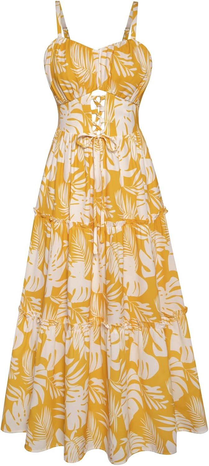 GRACE KARIN Women's Summer Floral Dress with Pockets for 2025