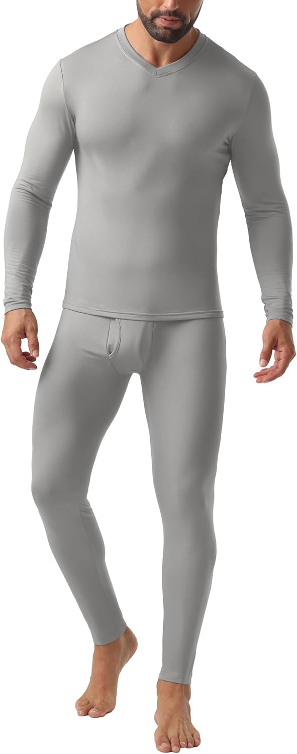 Askdeer Thermal Underwear for Men Long Johns Base Layer Set