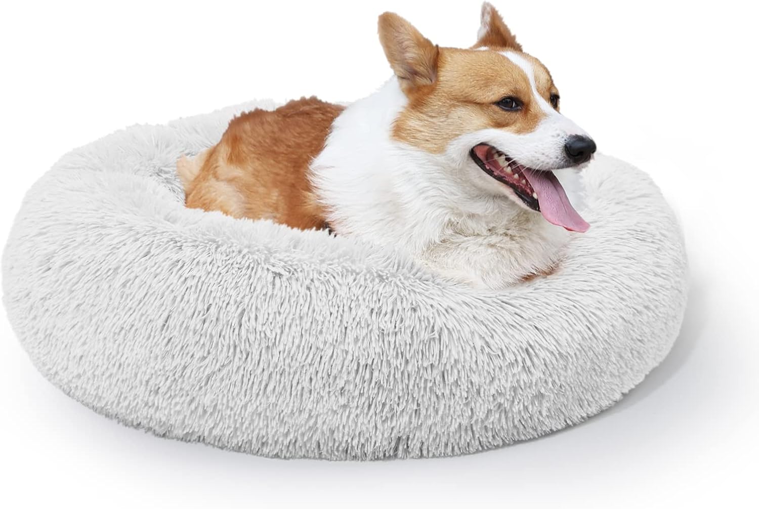 Calming Bed for Medium Dogs - 30 Inch Washable Anti-Anxiety