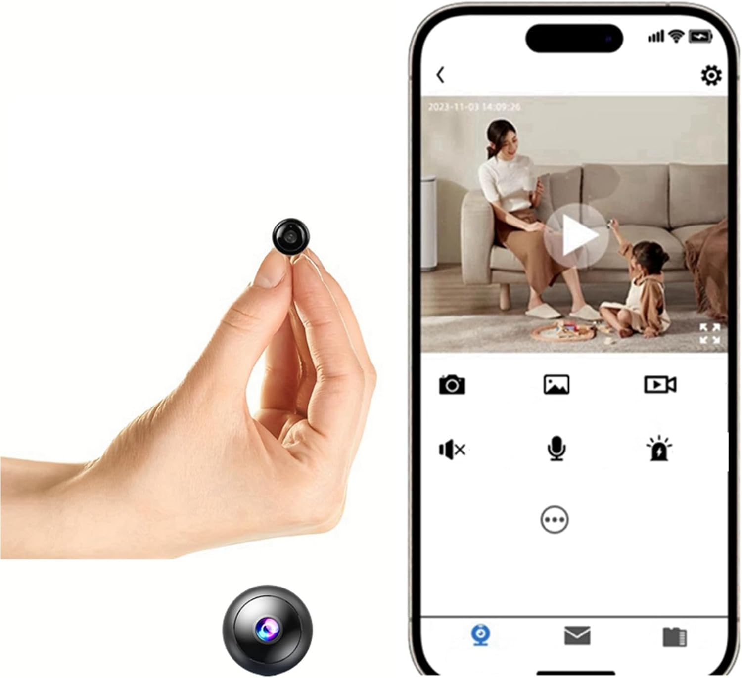 Wireless 4K HD Security Camera: Remote Access