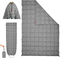 Down Camping Blanket Puffy Backpacking Quilt - Packable Warmth
