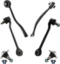 TRQ Front Lower Forward and Rearward Control Arm with Ball Joint Set