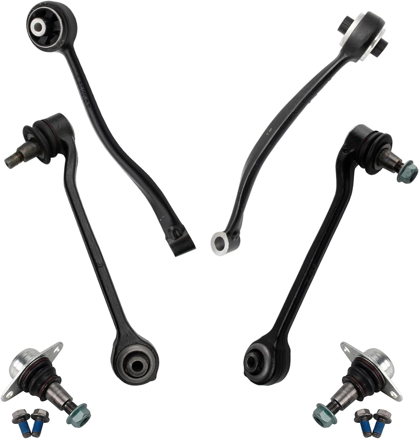 TRQ Front Lower Control Arm Set for 2011-2017 BMW X3 & X4