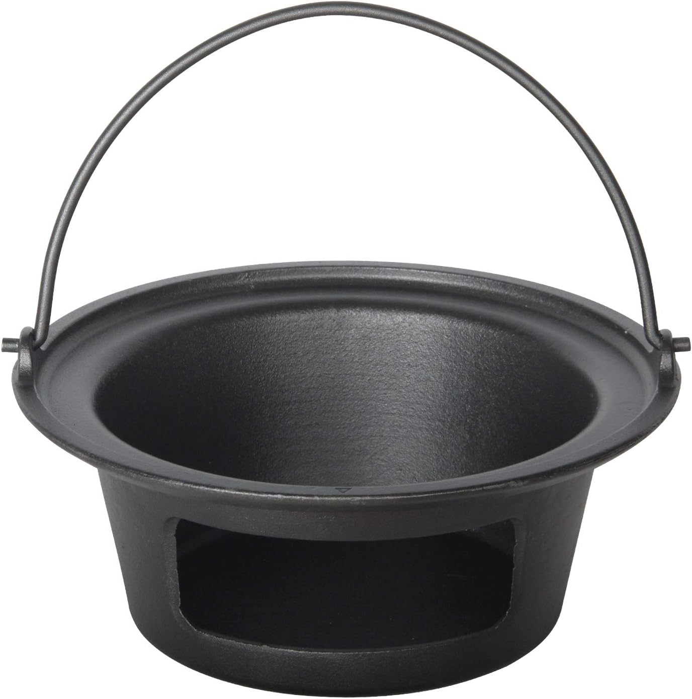 KAMaster Cast Iron Ash Can with Handle for Big Green Eggs