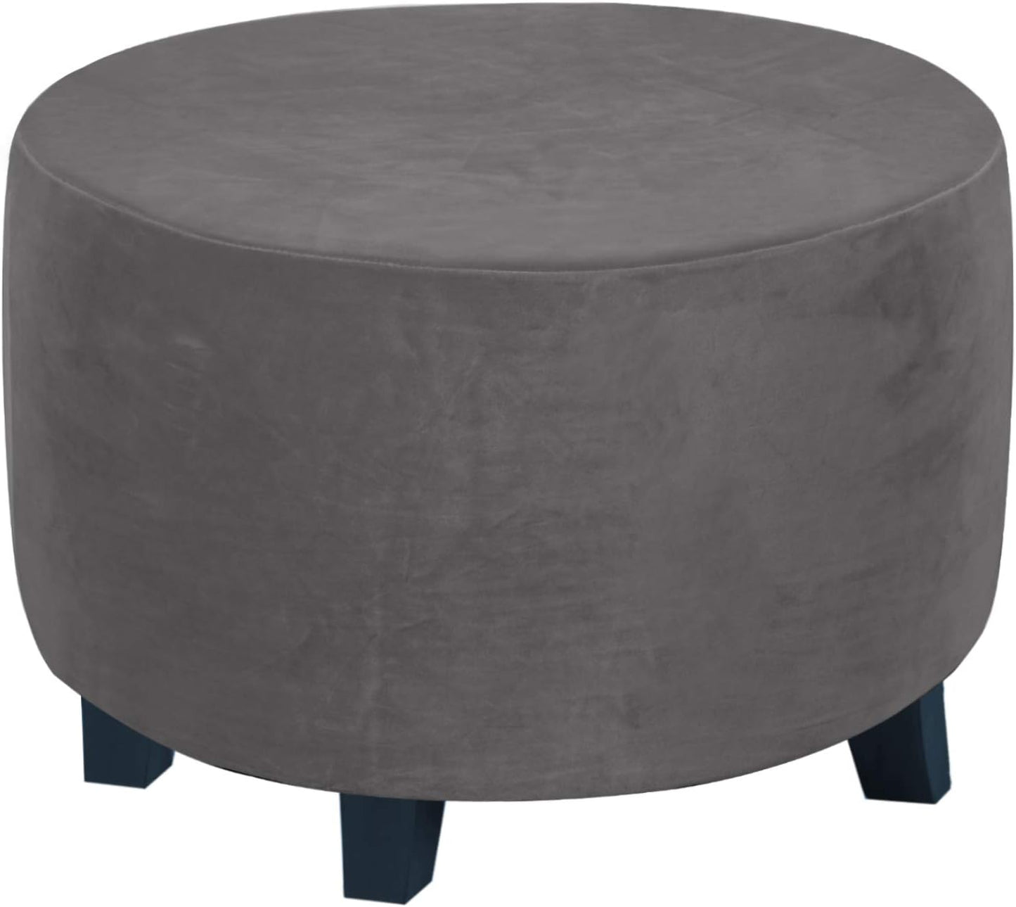 H.VERSAILTEX Round Ottoman Slipcover for X-Large Ottomans