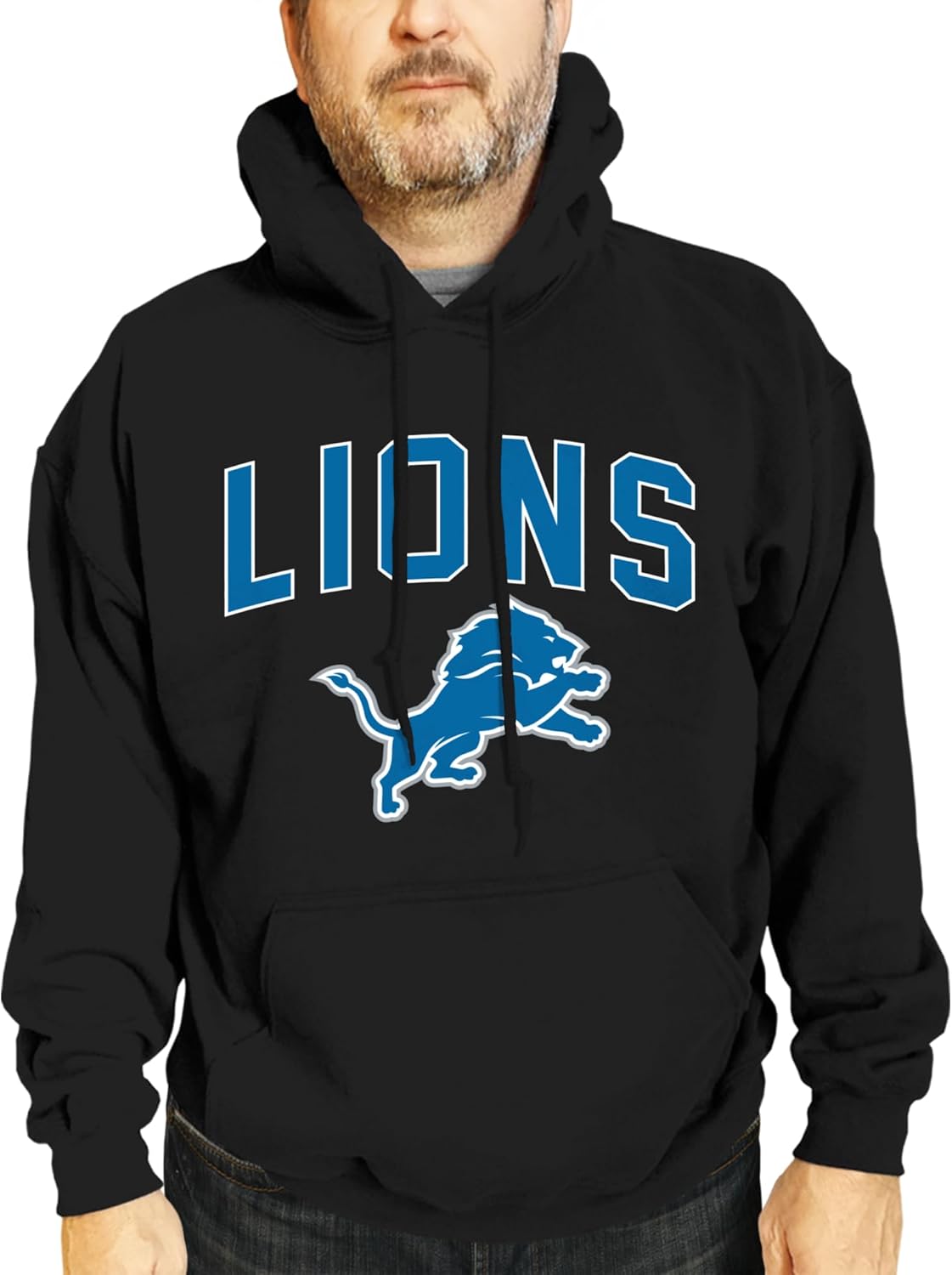 Detroit Lions Hoodie - NFL Home Team Pullover Sweatshirt
