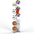 melos 7 Tier Basketball Ball Storage Rack - Space Saving Sports