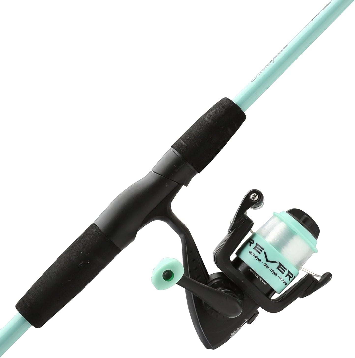 Shakespeare Reverb Combo: Durable 5'6 Rod, EVA Handle