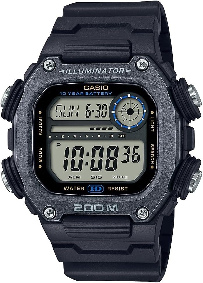 Casio DW291H: 200M Water Resistant Digital Watch