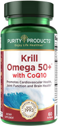 Krill Omega 50 Plus CoQ10 for Joint and Brain Health Support