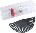 Acrylic Electronics Organizer 8-Section Clear Cable Storage Box - Neat