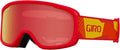 Giro Youth Ski Goggles - Red Geo Camo Strap - Enhanced Visibility