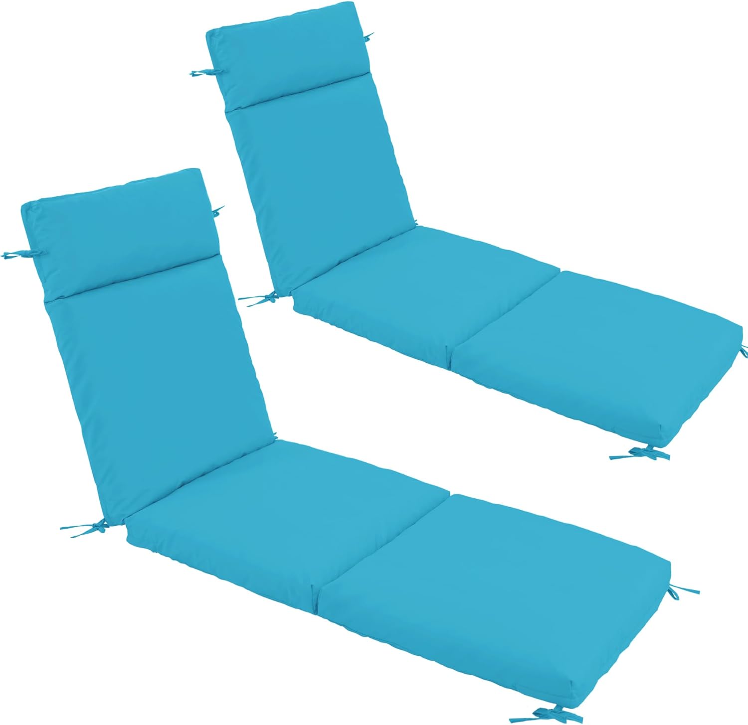 Chaise Lounge Cushion Set of 2 for Outdoor Comfort and Style