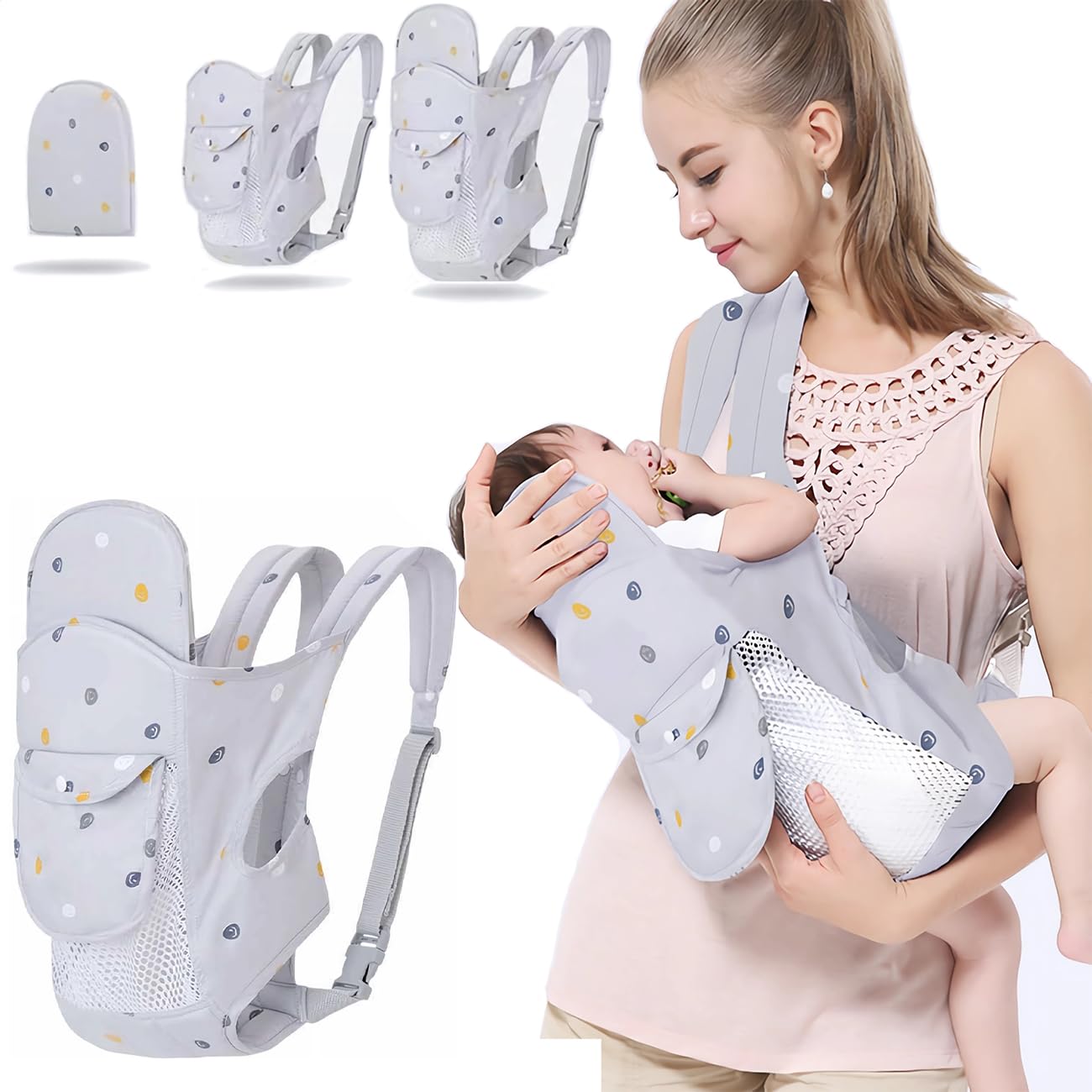 POVENK 4-in-1 Baby Carrier: Grow with Your Baby!