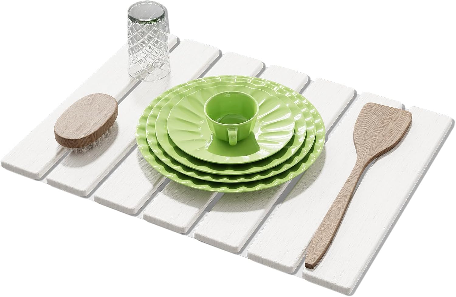 Large Stone Dish Drying Mats for Quick Drying Kitchen Use