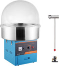 Electric Cotton Candy Machine with Cover - Commercial 1000W Floss