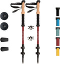 Carbon Fiber Trekking Poles - Ultra Light, Quick Locking, Foldable