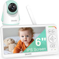 OKAIDI Baby Monitor with Camera and Audio 6in IPS Screen - Long