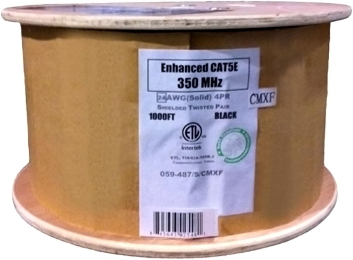 High-Speed Shielded Cat5e Ethernet Cable - Direct Burial - 1000ft