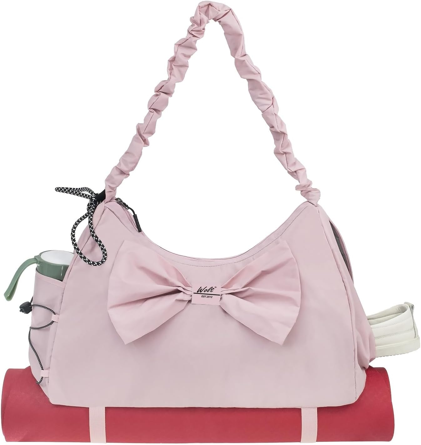 WOLT Women's Gym Bag with Shoe Compartment