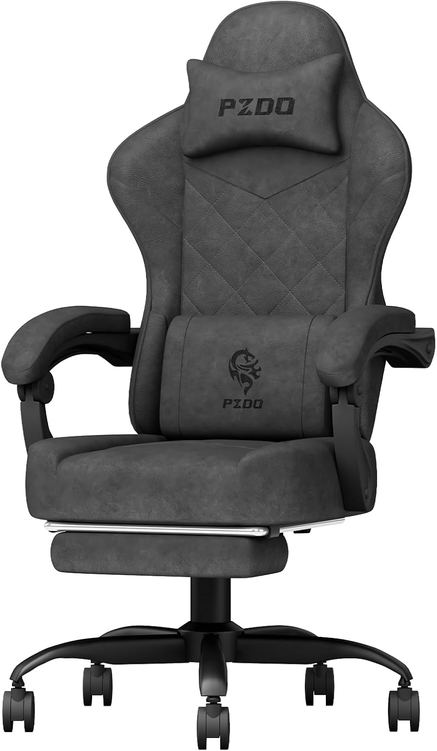 Premium Ergonomic Gaming Chair with Footrest & Lumbar Support
