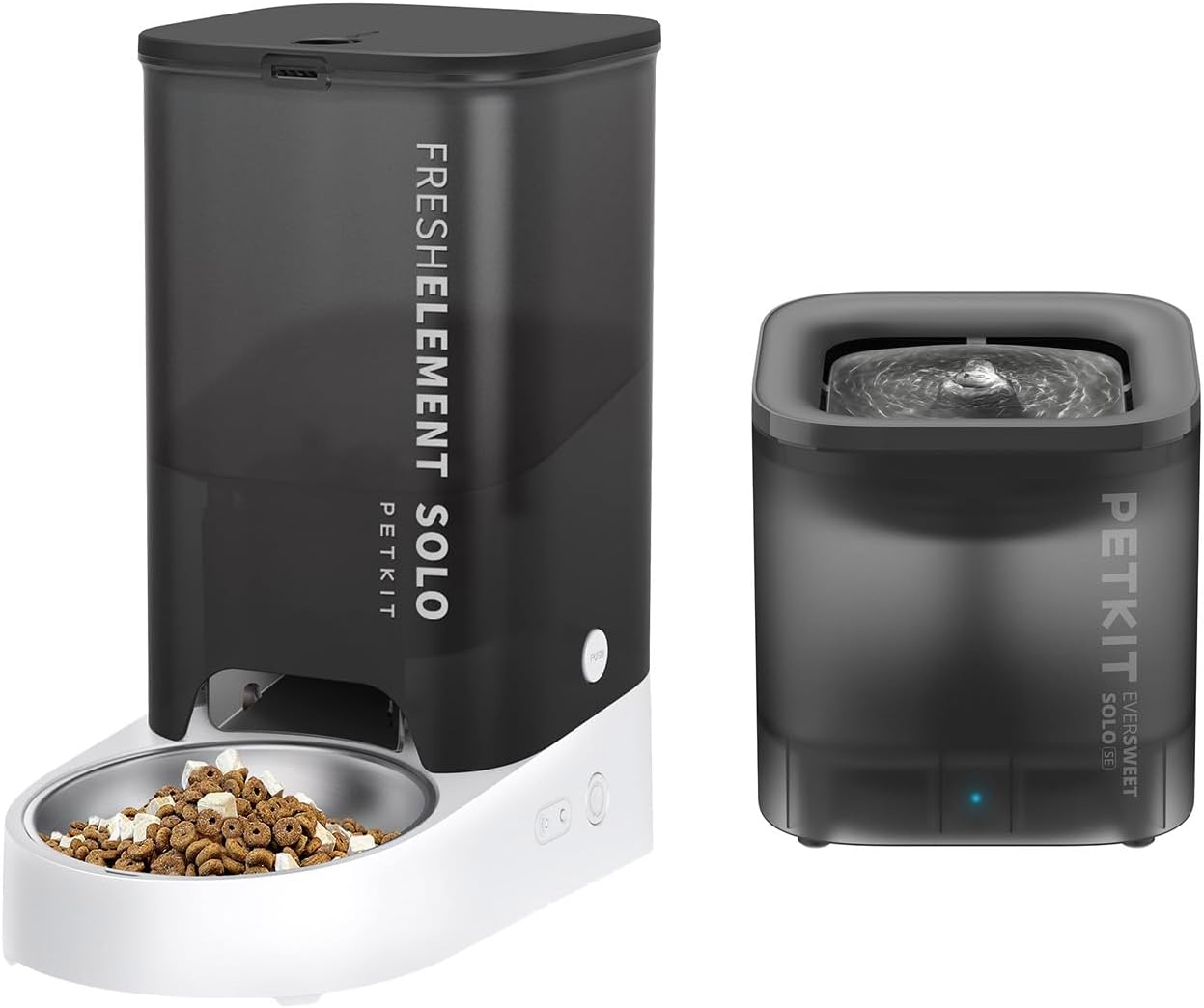 Smart Pet Feeder & Water Fountain Combo, App Control