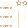 50 Pcs Christmas Star Toothpicks - Festive Party Decor