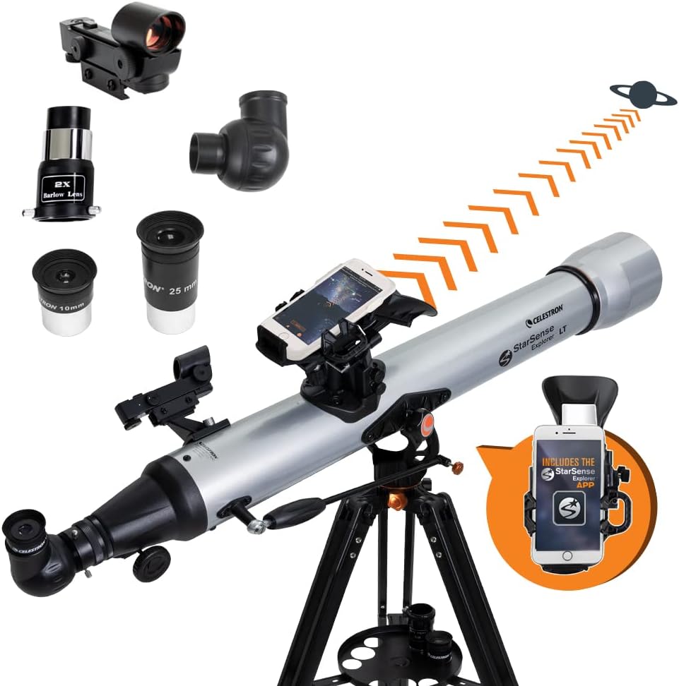 Celestron StarSense Explorer LT 80AZ Telescope for Beginners