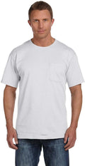 Fruit of the Loom Men's Pocket Crew Neck T-Shirt Pack of 4