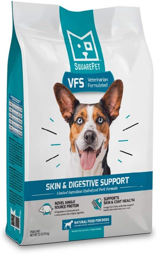 SquarePet Hydrolyzed Protein Dry Dog Food for Skin Support