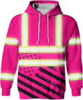Men's High Visibility Reflective Hoodie for Safety and Comfort