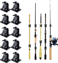 Fishing Rod Clips with Screws - Wall Mounted Rod Storage Clips