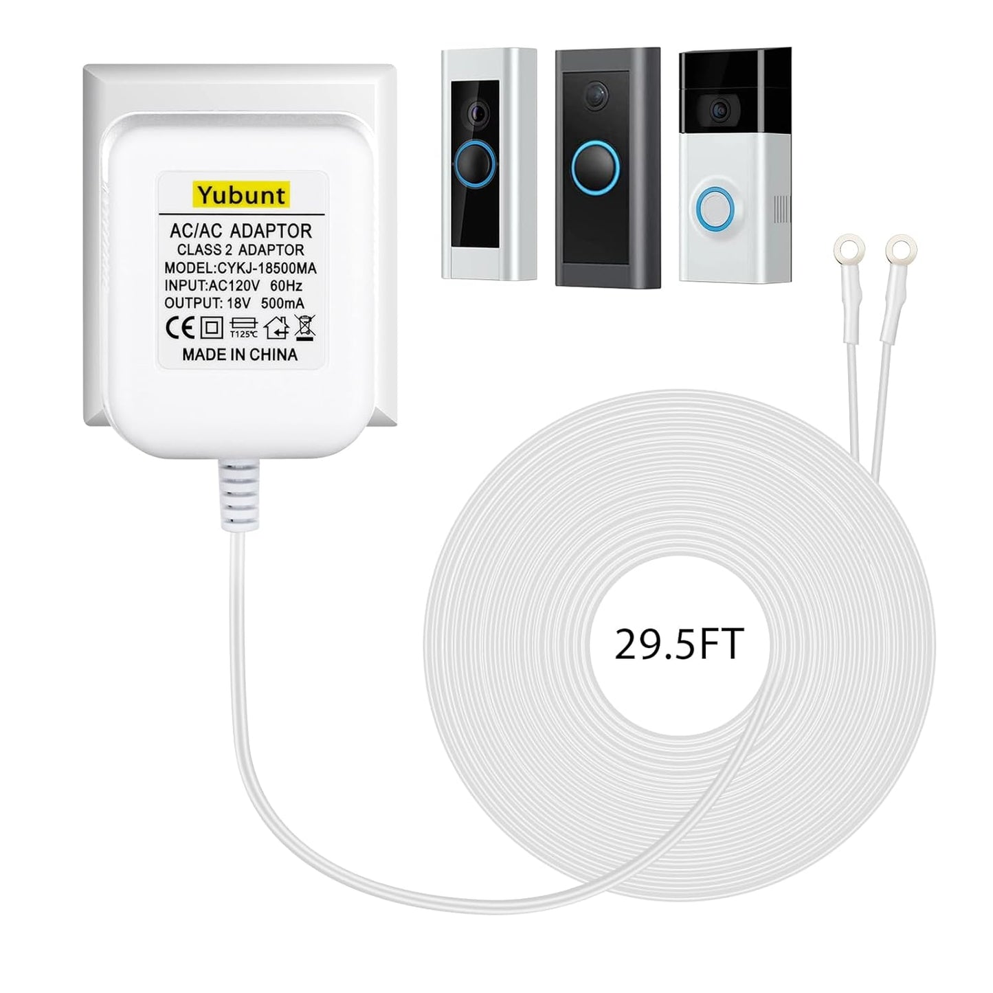 Power Your Video Doorbell with Ease - Compatible with Top Brands