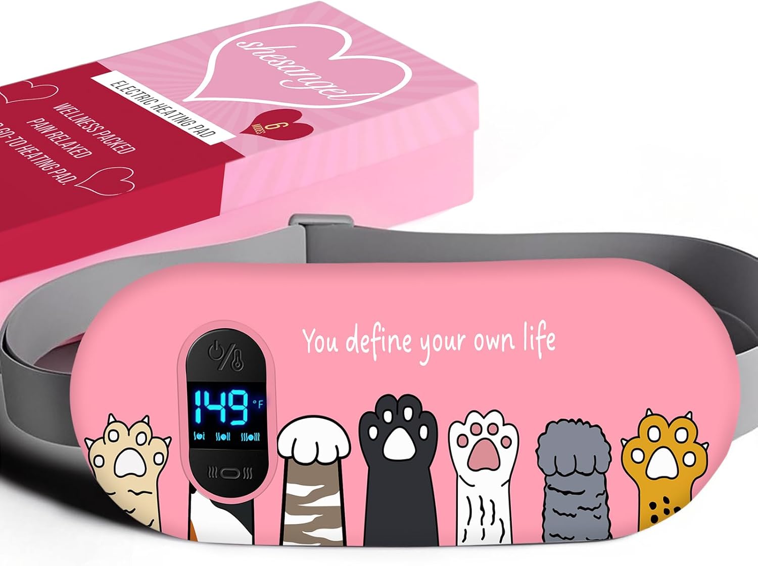 Portable Heating Pad for Period Cramps with Unique Design