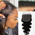 6x6 Lace Closure Body Wave Pre Plucked with Baby Hair - Natural
