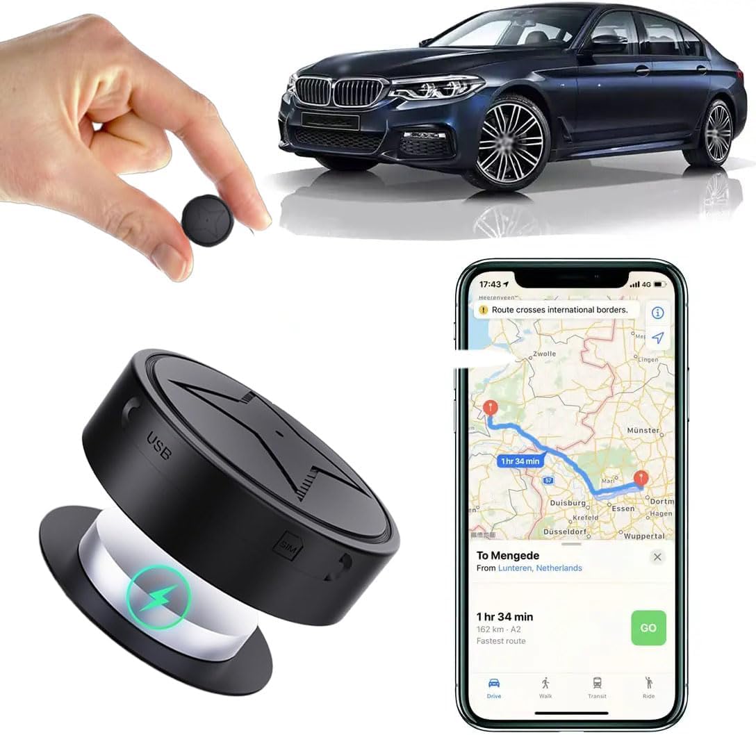 GPS Tracker for Vehicles with Strong Magnetic Anti-Lost Features
