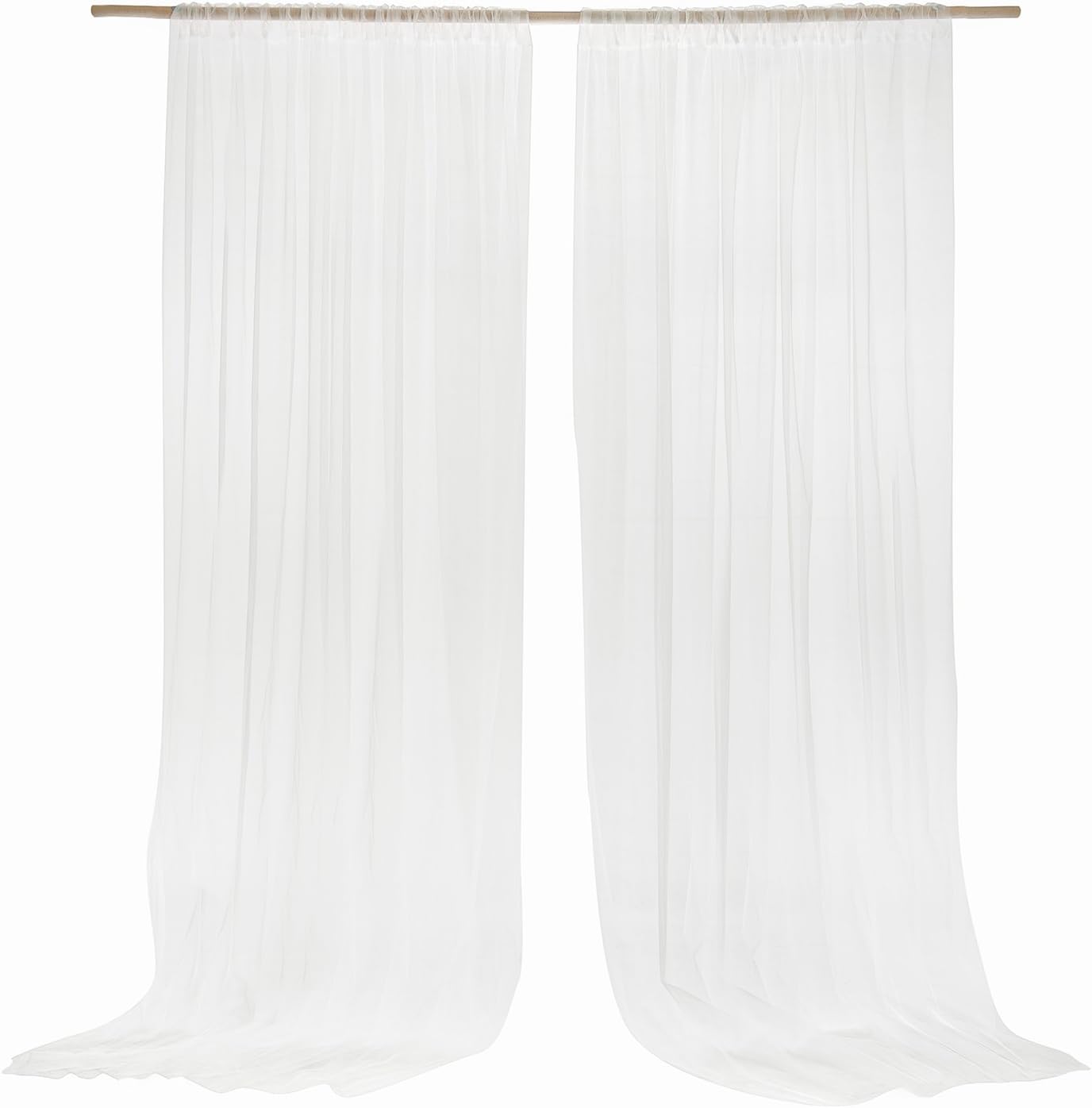 Silver Spark Wedding Curtain Set by Ling's Moment