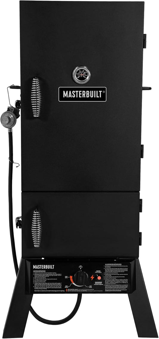 Masterbuilt MPS 230S Propane Smoker with 4 Racks and Gauge