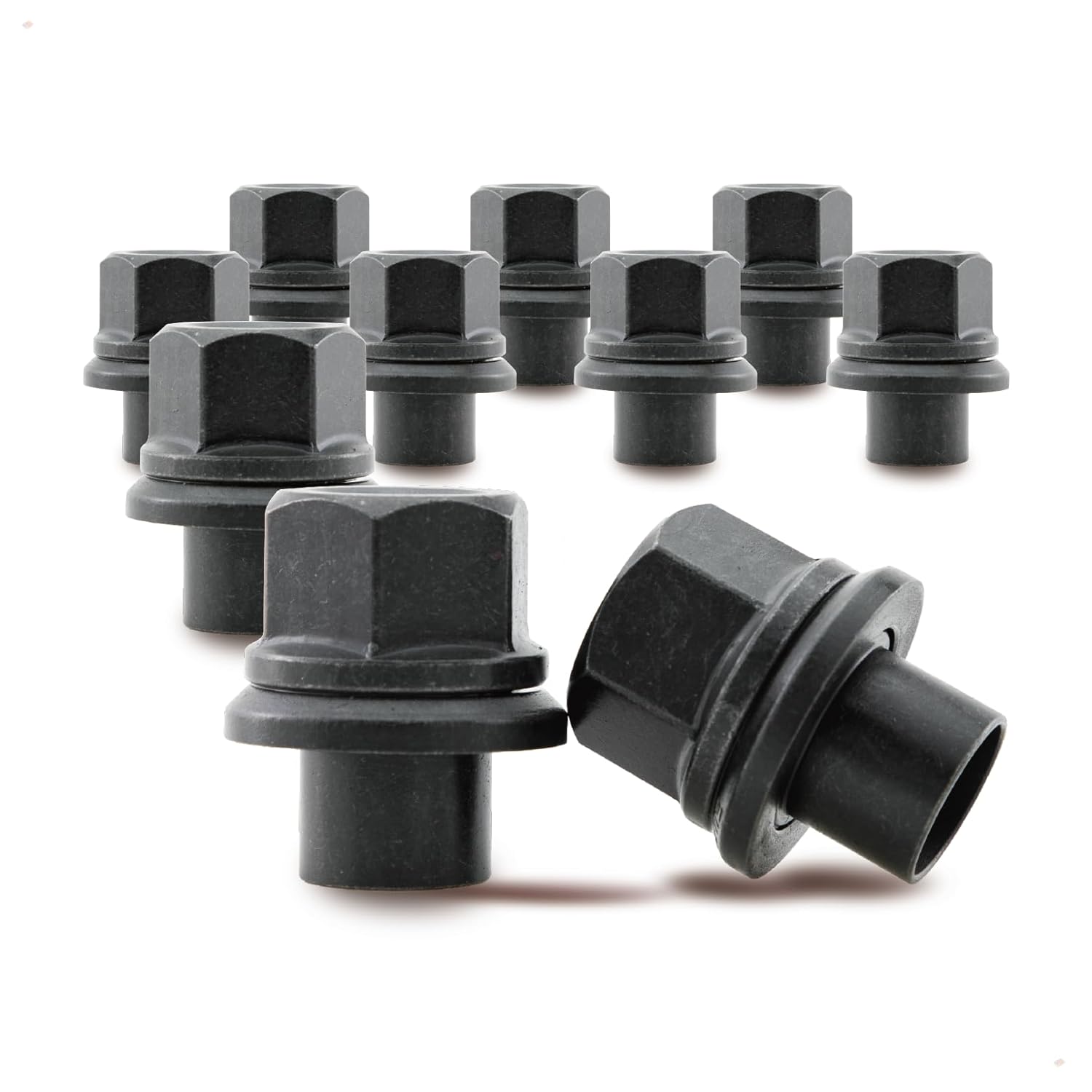 PSGSP Two-Piece 19mm Sleeve Flanged Wheel Nuts for Trucks