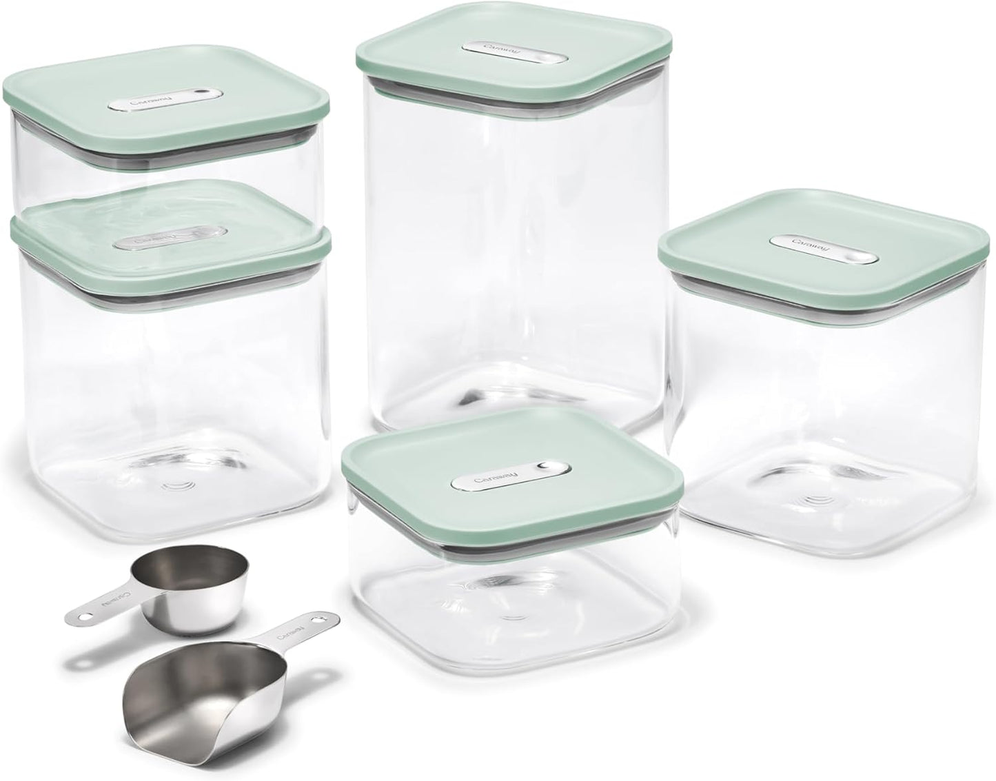 Caraway 14-Piece Glass Airtight Food Storage Containers Set