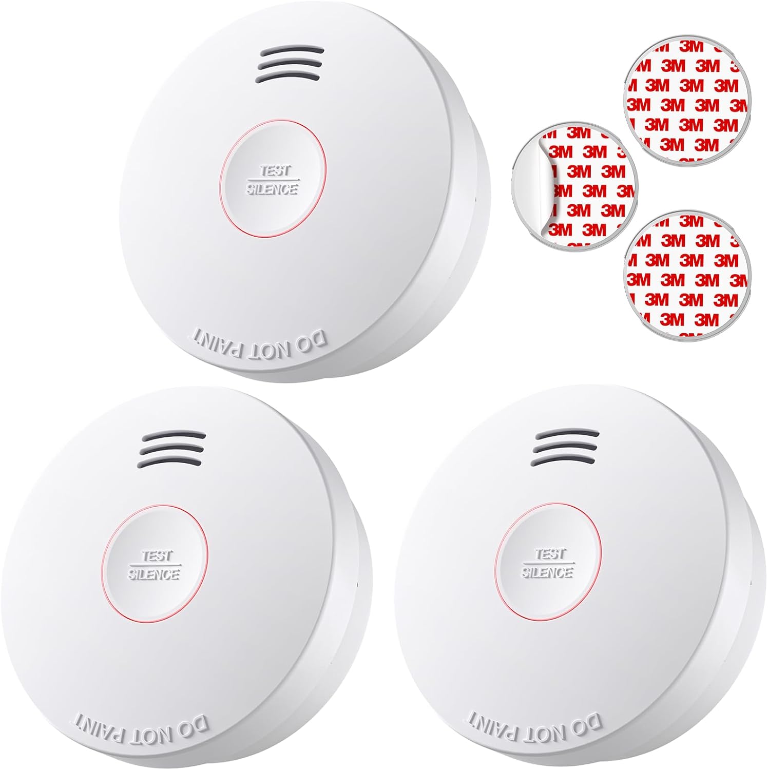 Smoke Detector with 10 Year Battery for Home Safety and Security