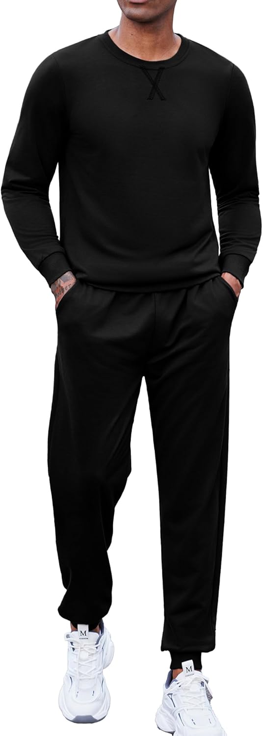 COOFANDY Men's Tracksuit 2 Piece Set for Athletic Comfort