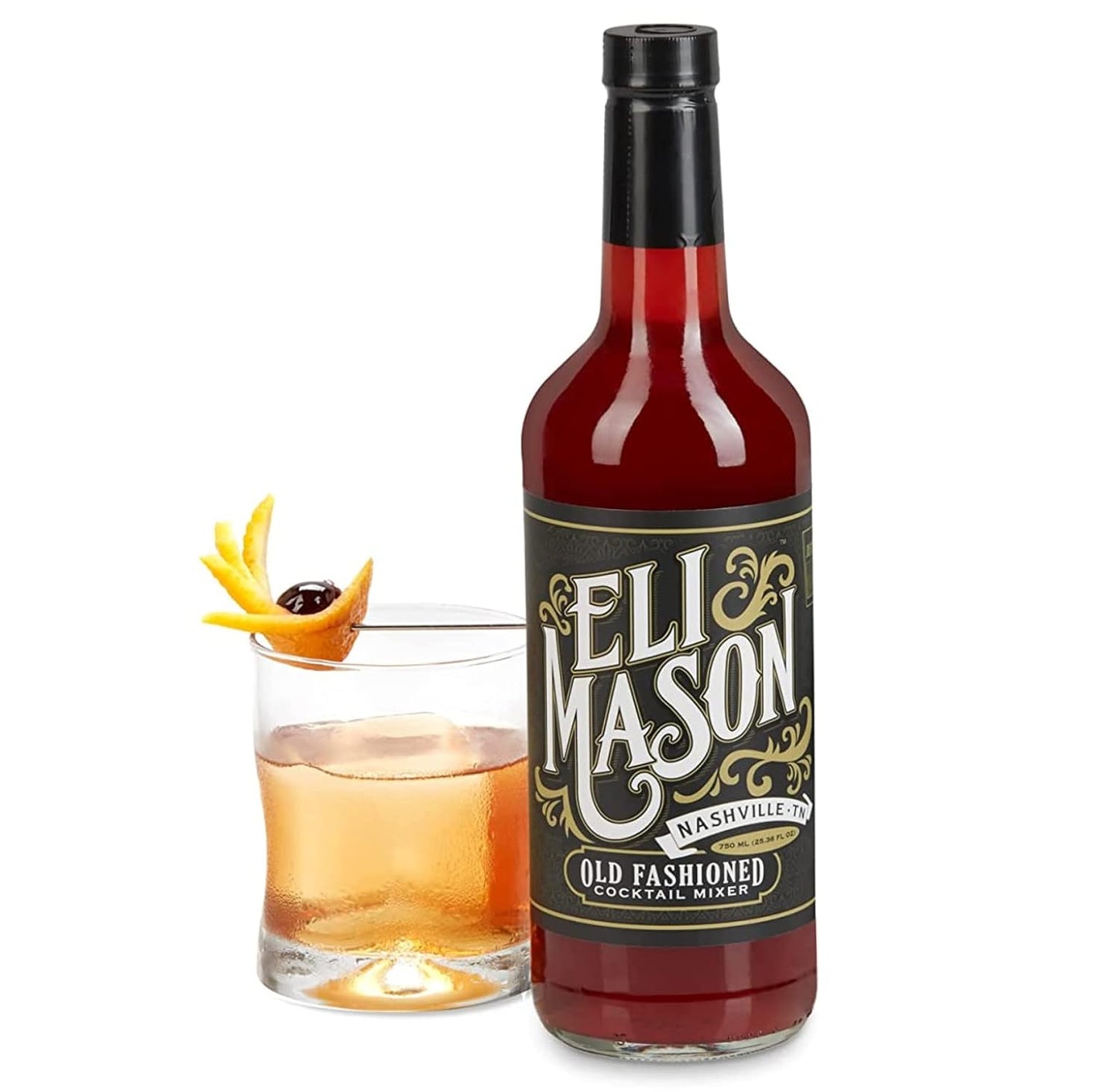 Eli Mason Drink Bitter Cocktail Mix for Perfect Old Fashioned