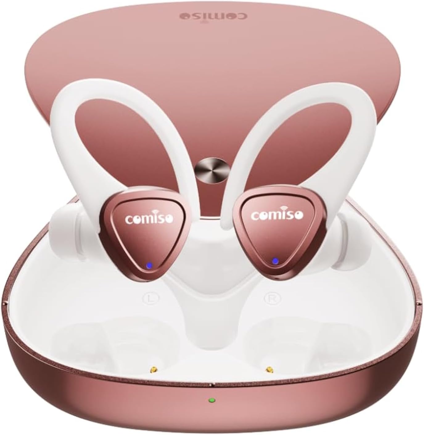 comiso Wireless Earbuds: 60H Playtime, Noise Cancelling Mic