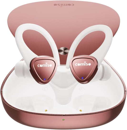 comiso Wireless Earbuds: 60H Playtime, Noise Cancelling Mic