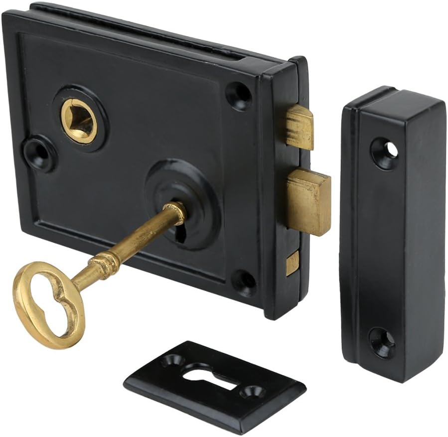 A29 Heavy Duty Cast Iron Horizontal Rim Lock for Doors