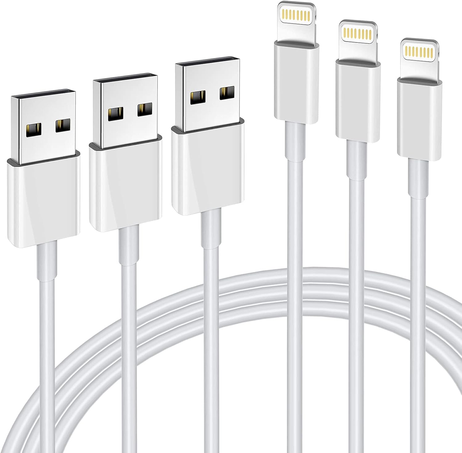 Fast Charge 3Pack Lightning Cable Set - Hi-Mobiler